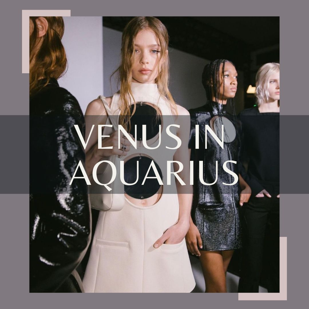 venus in aquarius fashion transit