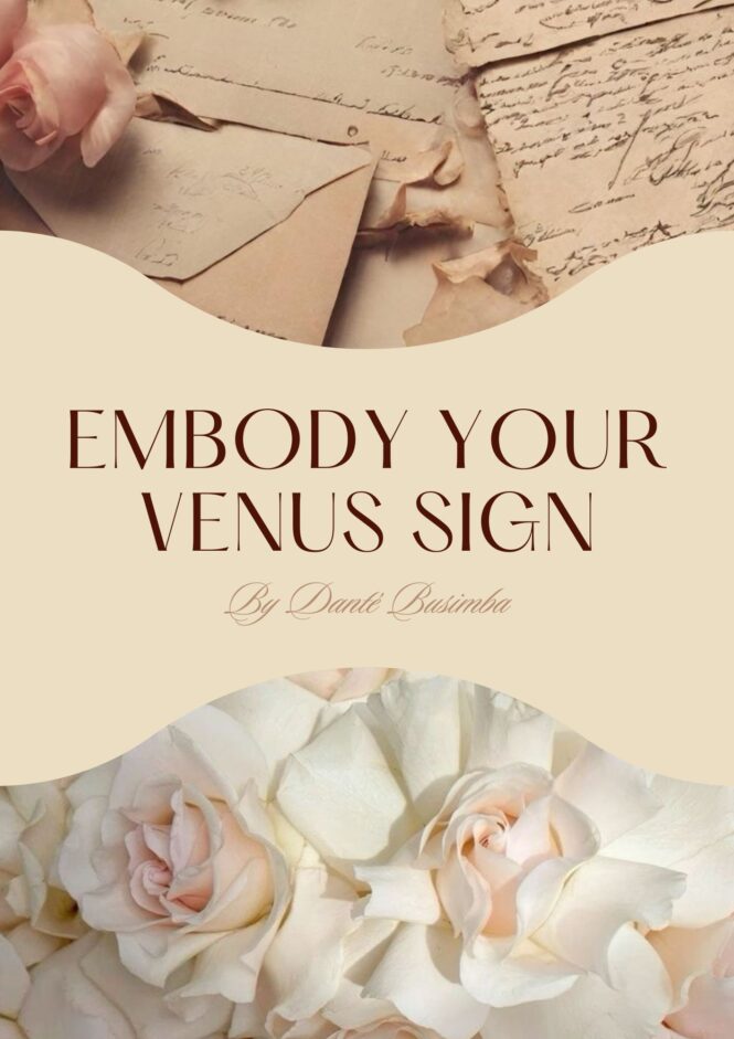 Embody your Venus Sign Ebook