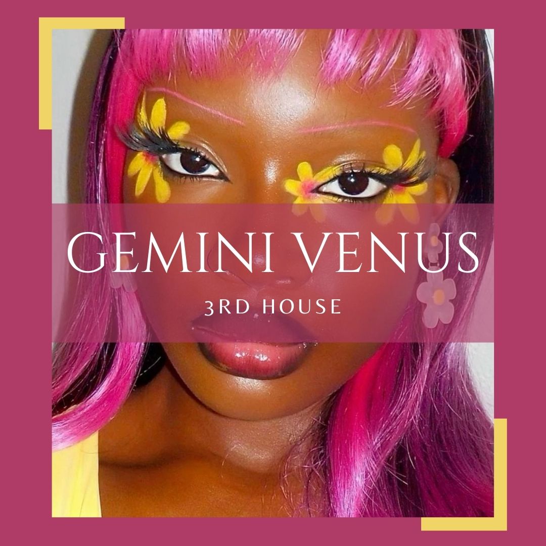 Gemini Venus in the 3th House