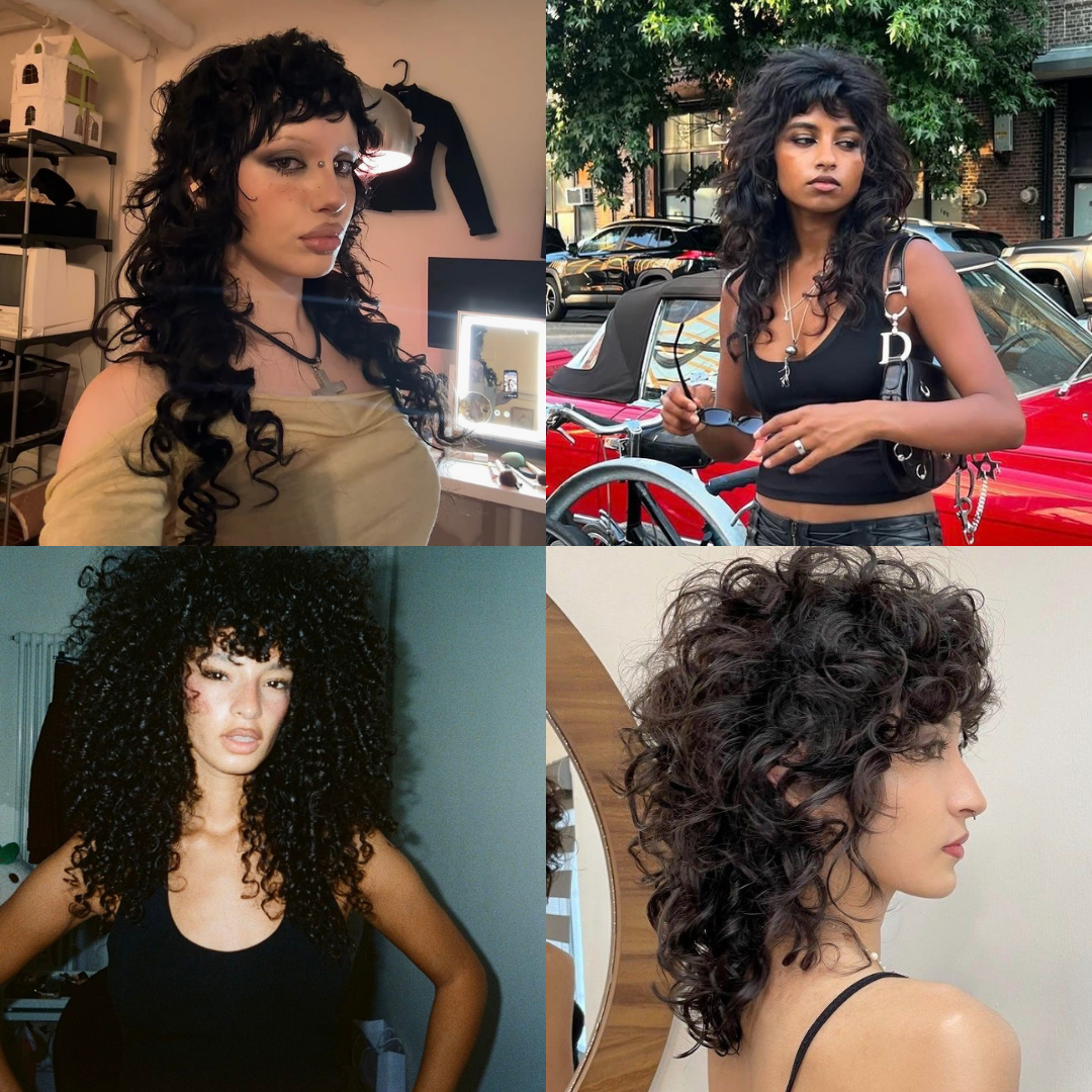 curly shag or mullet