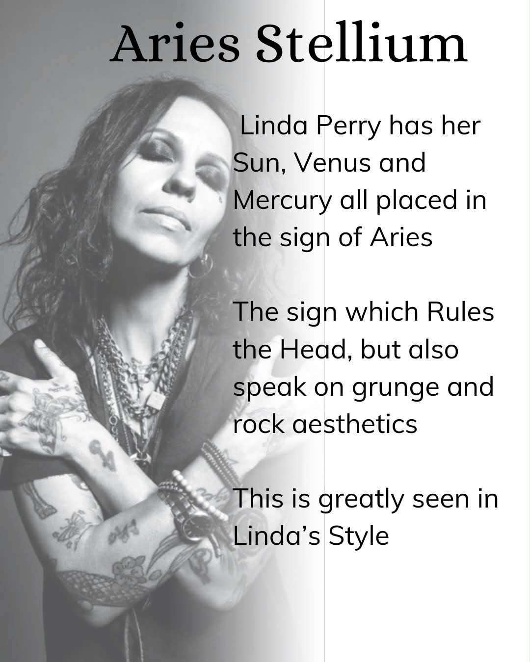 linda perry aries stellium